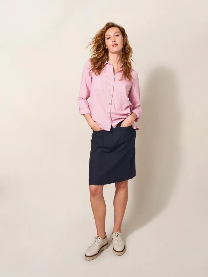 White Stuff SKIRTS Melody Stretch Skirt Pure Black 8211 Women