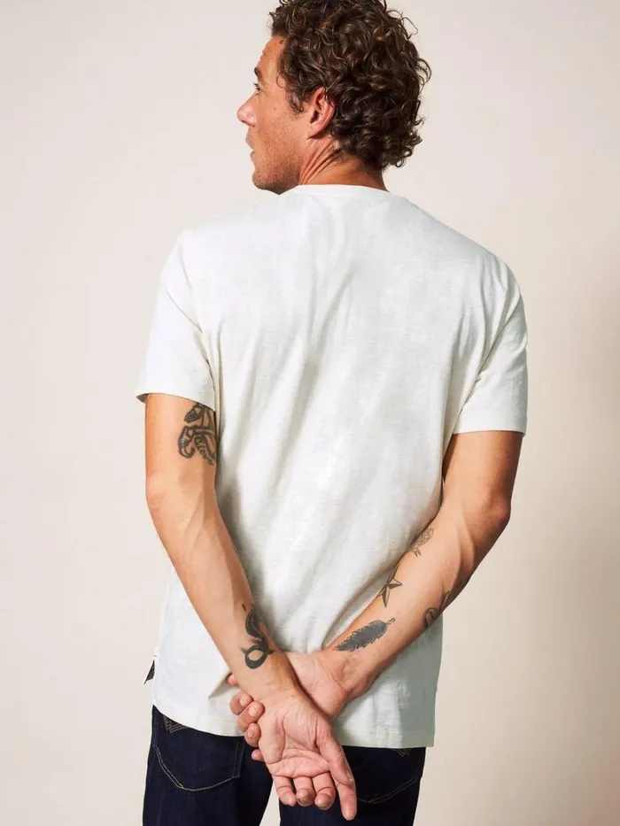 White Stuff TSHIRTS Palm Springs Graphic Tee Natural White 8211 Men