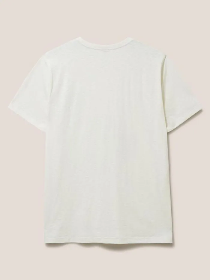 White Stuff TSHIRTS Palm Springs Graphic Tee Natural White 8211 Men
