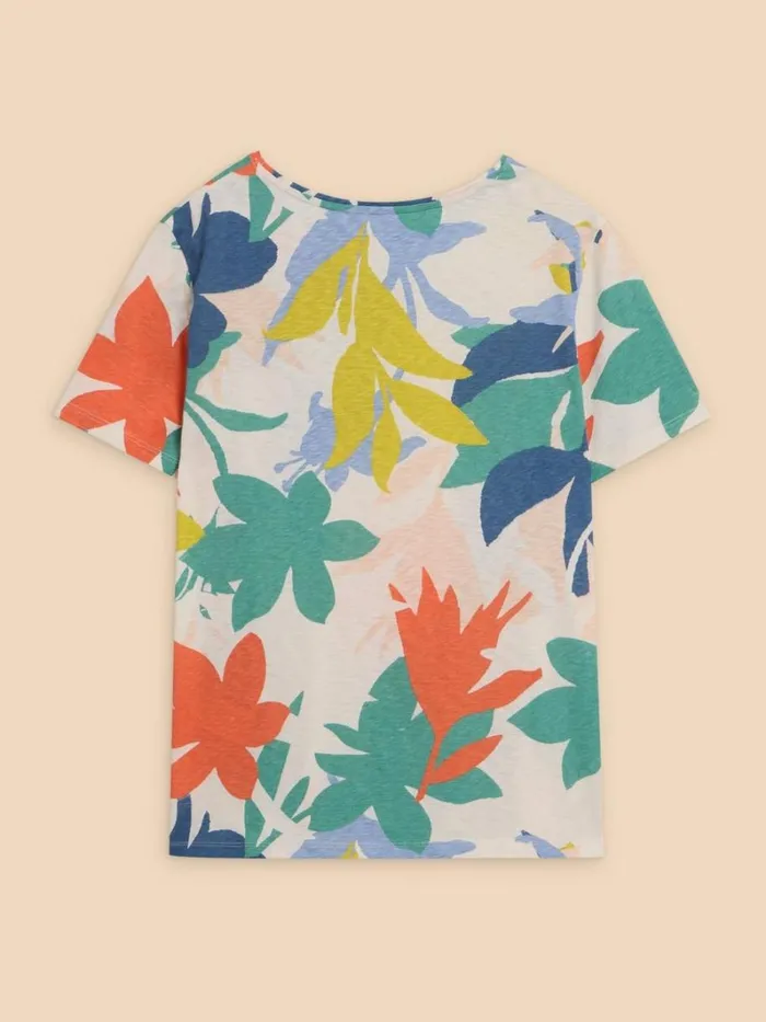 White Stuff TOPS and TEES ABBIE PRINT TEE White Print 8211 Women White Stuff TOPS and TEES ABBIE PRINT TEE White Print 8211 Women