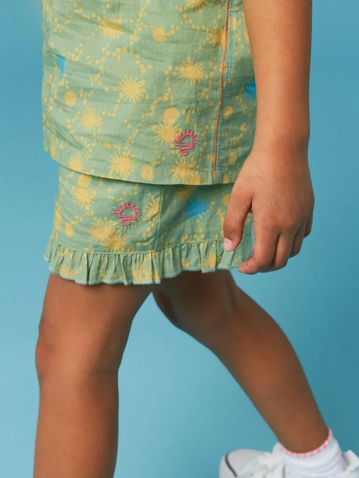 White Stuff TOPS Printed Woven Short Green Multi 8211 Kids White Stuff TOPS Printed Woven Short Green Multi 8211 Kids