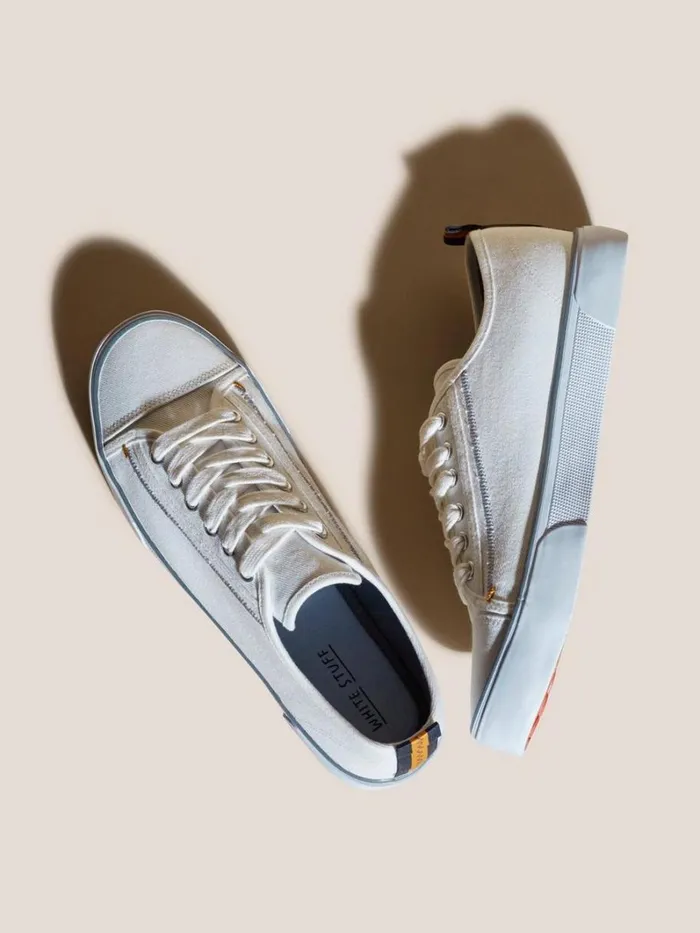 White Stuff TRAINERS Canvas Lace Up Plimsolls White Multi 8211 Men White Stuff TRAINERS Canvas Lace Up Plimsolls White Multi 8211 Men