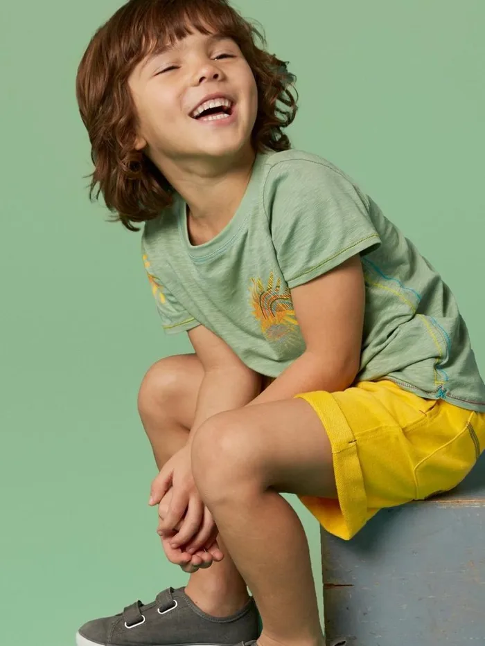 White Stuff TROUSERS and SHORTS Jersey Short Mid Yellow 8211 Kids