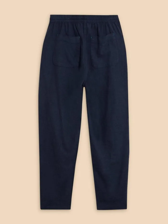 White Stuff TROUSERS Elle Linen Blend Trouser Dark Navy 8211 Women White Stuff TROUSERS Elle Linen Blend Trouser Dark Navy 8211 Women