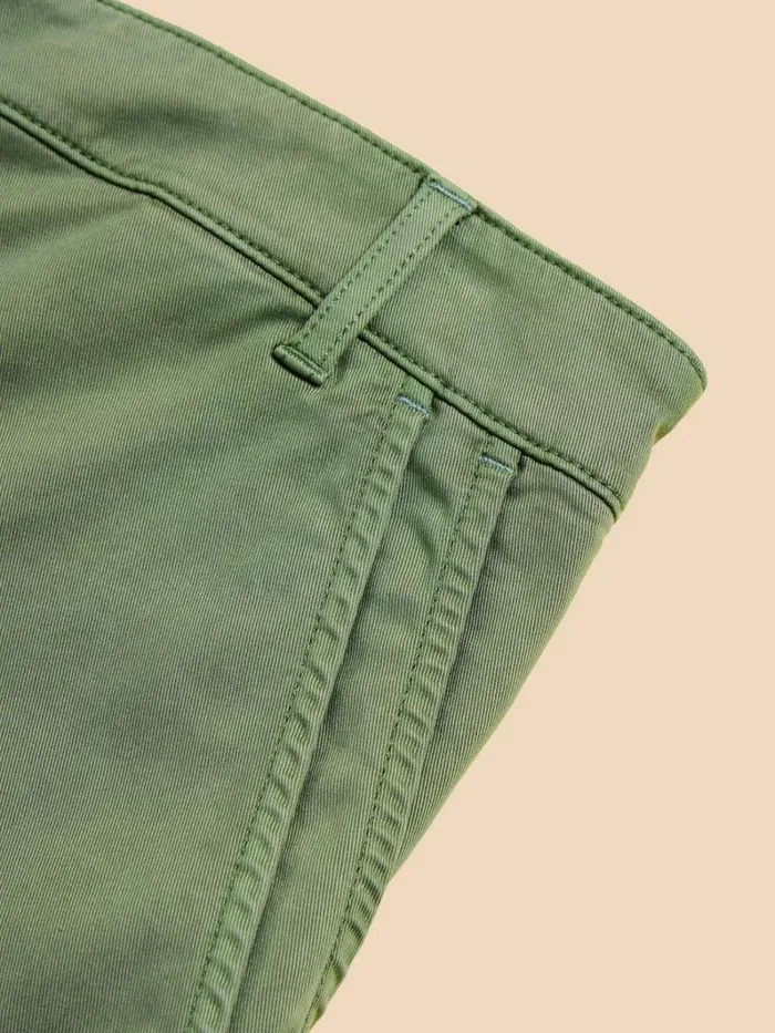 White Stuff TROUSERS Everleigh Cargo Shorts Mid Green 8211 Women