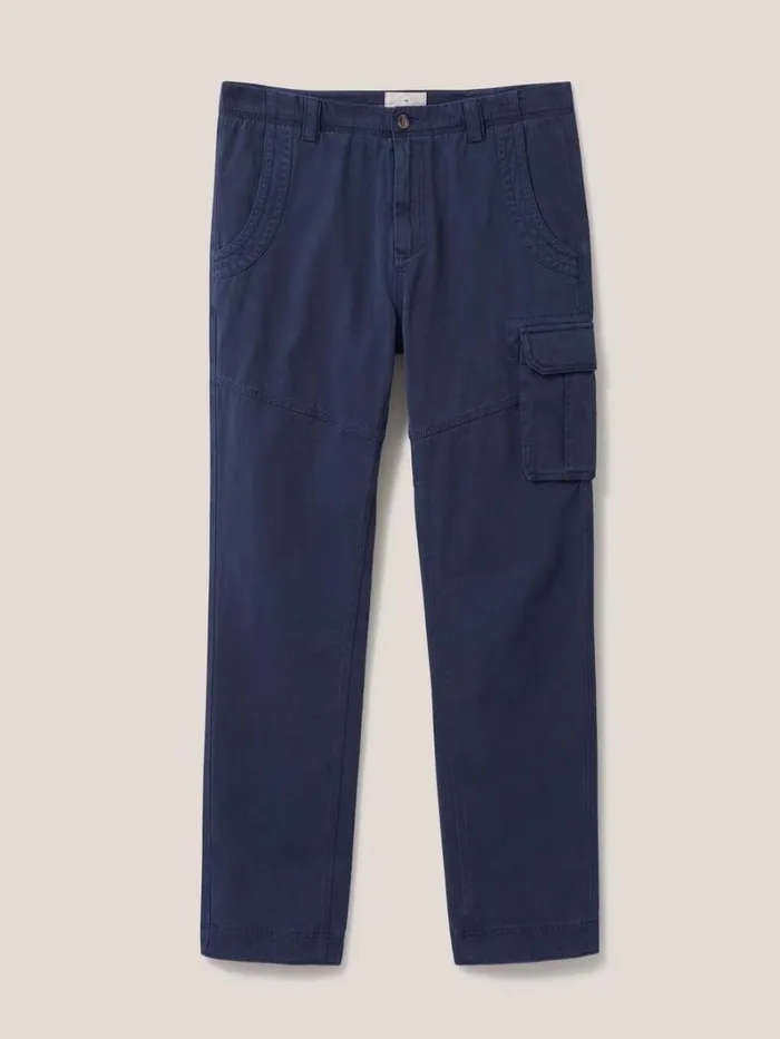 White Stuff TROUSERS Kegworth Organic Cargo Trouser Dark Navy 8211 Men White Stuff TROUSERS Kegworth Organic Cargo Trouser Dark Navy 8211 Men