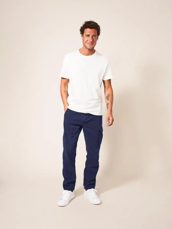 White Stuff TROUSERS Kegworth Organic Cargo Trouser Dark Navy 8211 Men White Stuff TROUSERS Kegworth Organic Cargo Trouser Dark Navy 8211 Men
