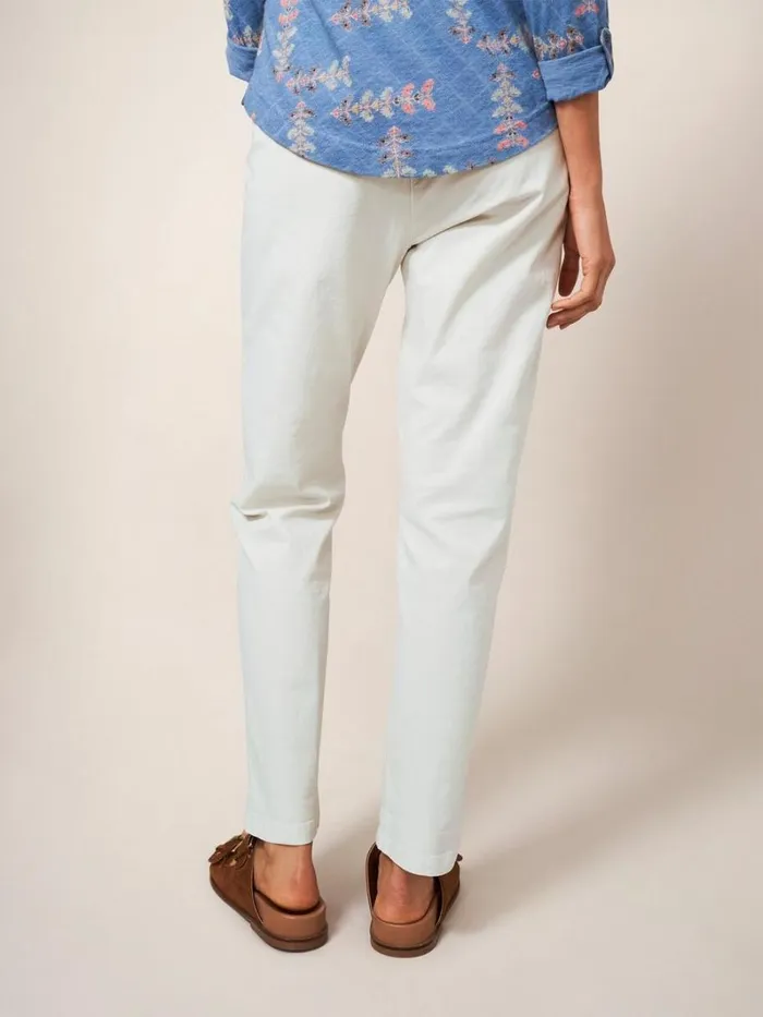 White Stuff TROUSERS Twister Chino Light Natural 8211 Women