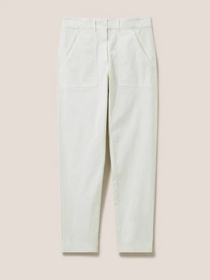 White Stuff TROUSERS Twister Chino Light Natural 8211 Women