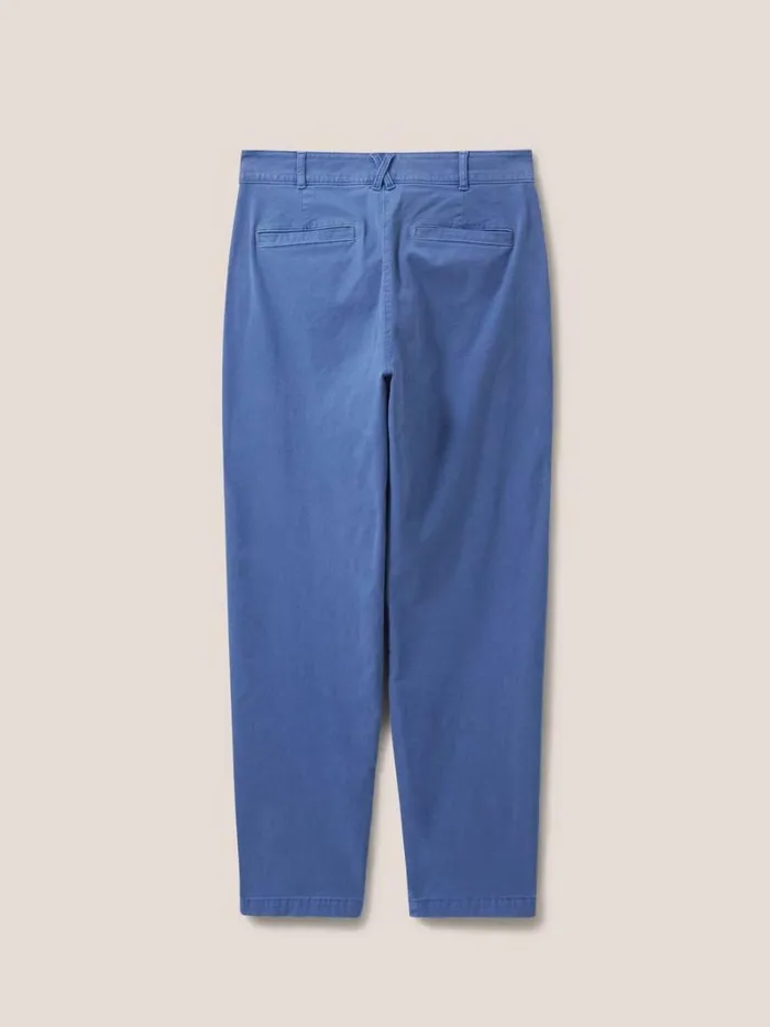 White Stuff TROUSERS Twister Chino Mid Blue 8211 Women