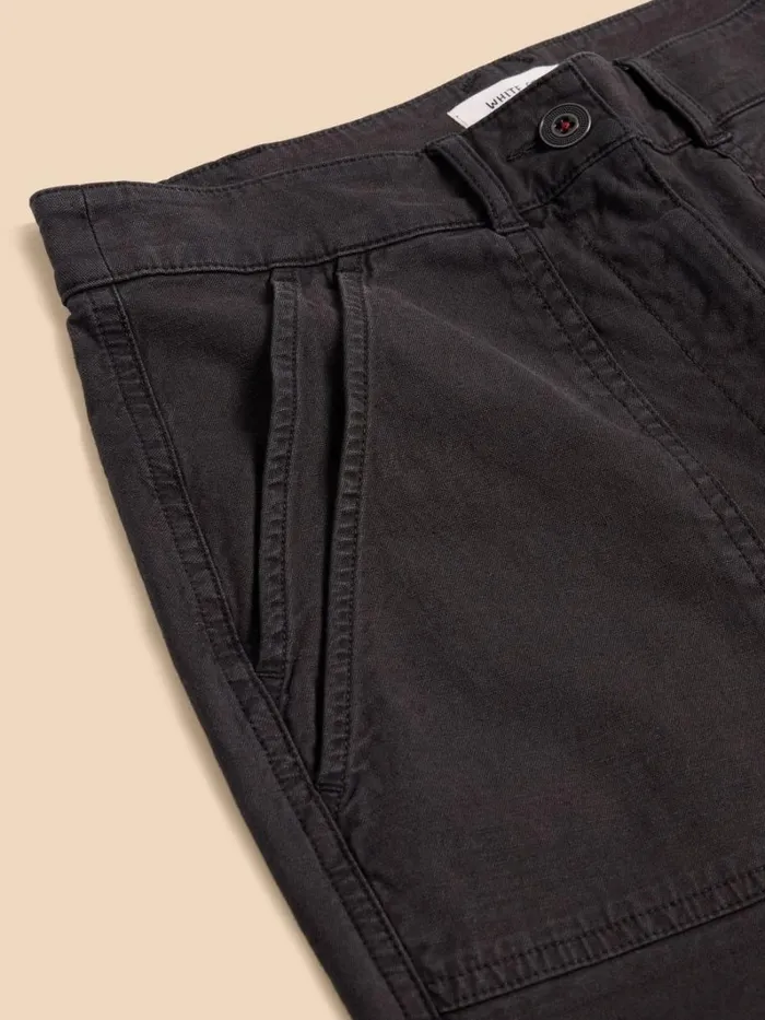 White Stuff TROUSERS Twister Chino Trouser Pure Black 8211 Women White Stuff TROUSERS Twister Chino Trouser Pure Black 8211 Women