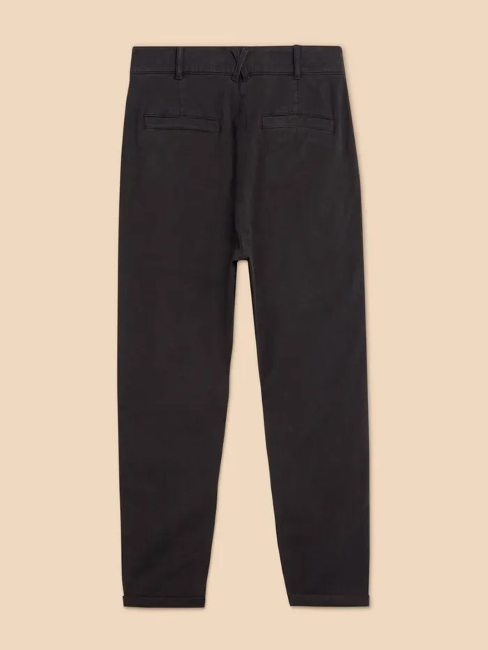 White Stuff TROUSERS Twister Chino Trouser Pure Black 8211 Women White Stuff TROUSERS Twister Chino Trouser Pure Black 8211 Women
