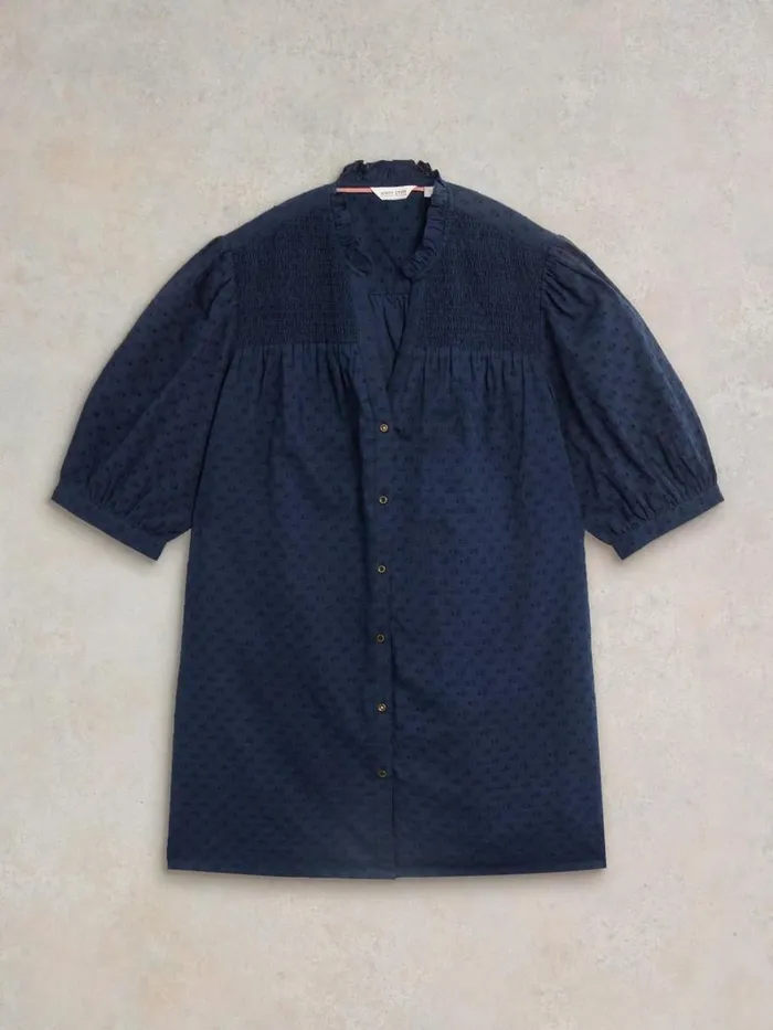 White Stuff TUNICS Deeba Cotton Tunic Dark Navy 8211 Women White Stuff TUNICS Deeba Cotton Tunic Dark Navy 8211 Women