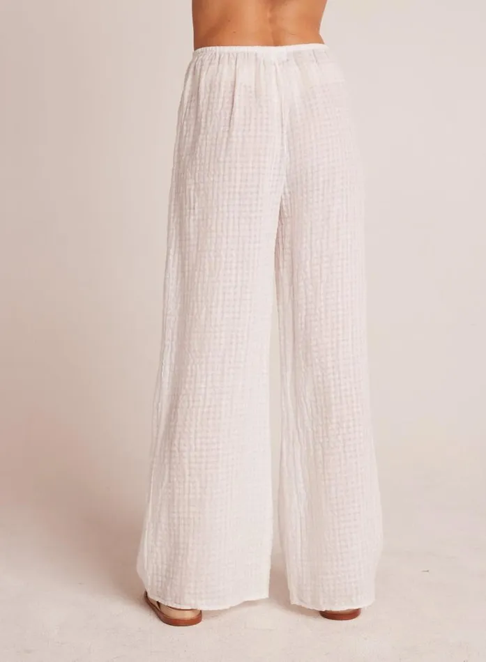 Wide Leg Pocket Beach Pant 8211 White Women Bella Dahl Pants