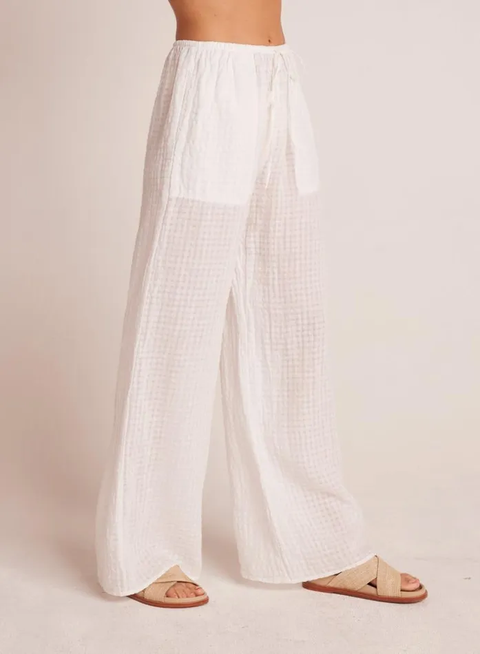 Wide Leg Pocket Beach Pant 8211 White Women Bella Dahl Pants