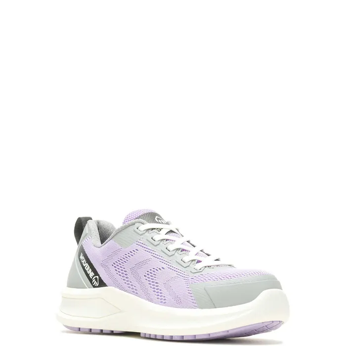 Wolverine Bolt DuraShocks Knit CarbonMax Work Shoe Lavendar WomenMen Shoes