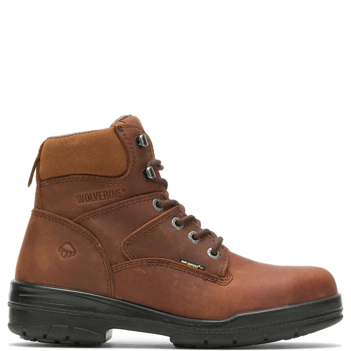 Wolverine DuraShocks Slip Resistant 6034Work Boot Dark Brown Men Soft Toe