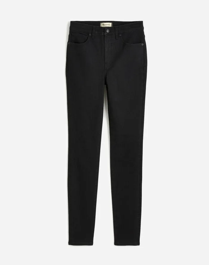 Women 10034 HighRise Skinny Jeans Black Frost Madewell Jeans