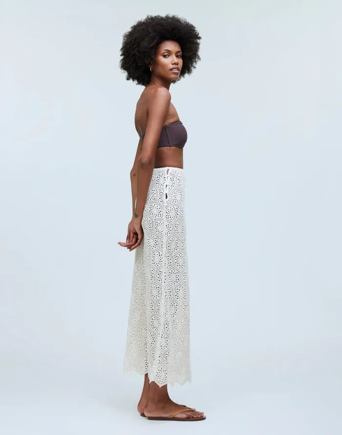 Women Agua Bendita Tove Skirt Cream Madewell Skirts