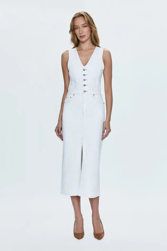 Women Alex Dress 8211 Le Blanc Pistola Denim Denim