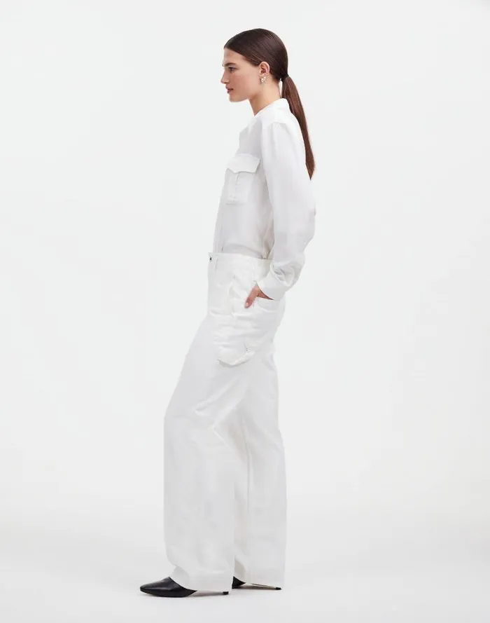 Women Alexa Chung For Madewell Workwear Jeans In True White True White Madewell Jeans