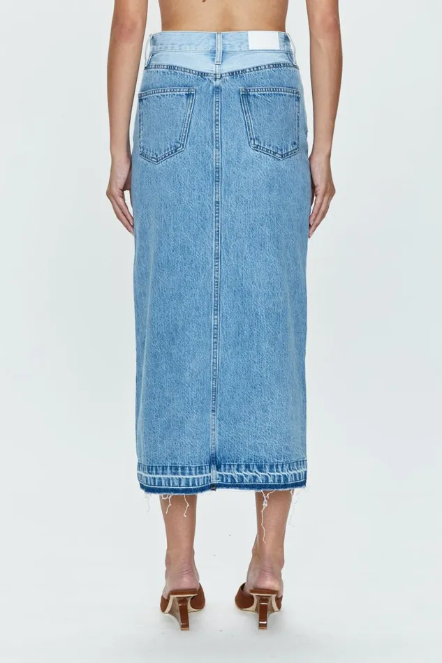 Women Alice Midi Skirt 8211 Spliced Palais Pistola Denim Denim