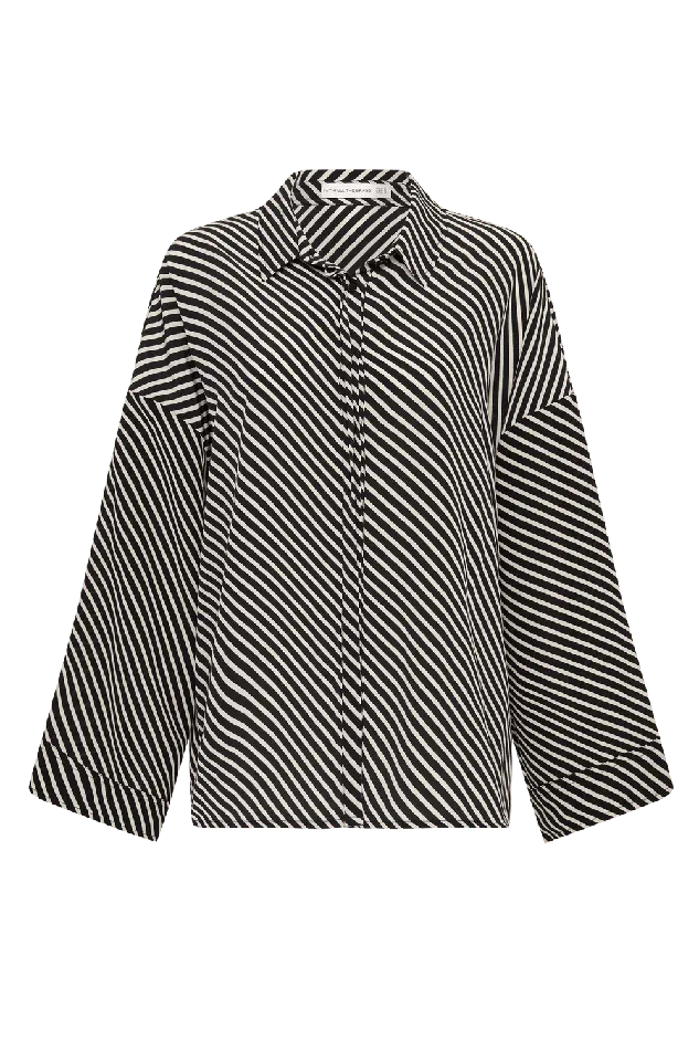 Women Amici Shirt Toscano Stripe Black Faithfull The Brand Tops Women Amici Shirt Toscano Stripe Black Faithfull The Brand Tops