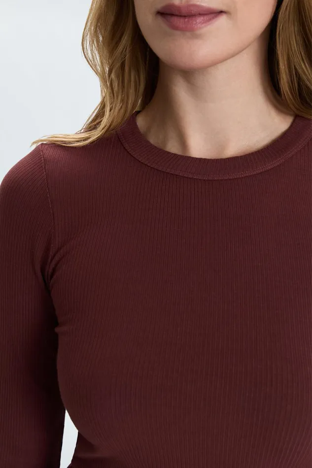 Women Bailey Top 8211 Terra Pistola Denim Tees and Tanks