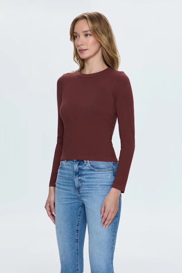 Women Bailey Top 8211 Terra Pistola Denim Tees and Tanks