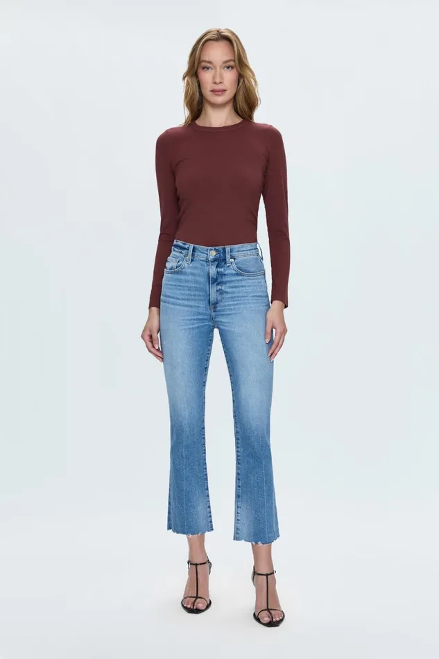 Women Bailey Top 8211 Terra Pistola Denim Tees and Tanks