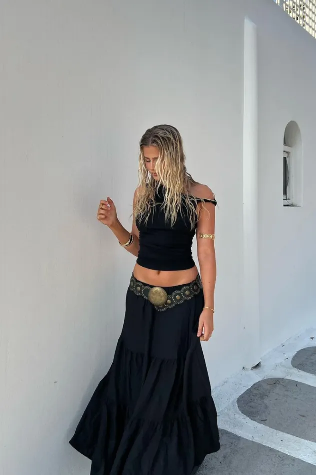 Women Basic Runaway The Label BLAKE TOP Black