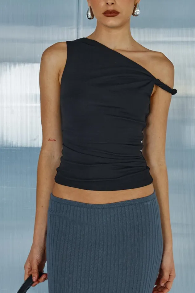 Women Basic Runaway The Label BLAKE TOP Black