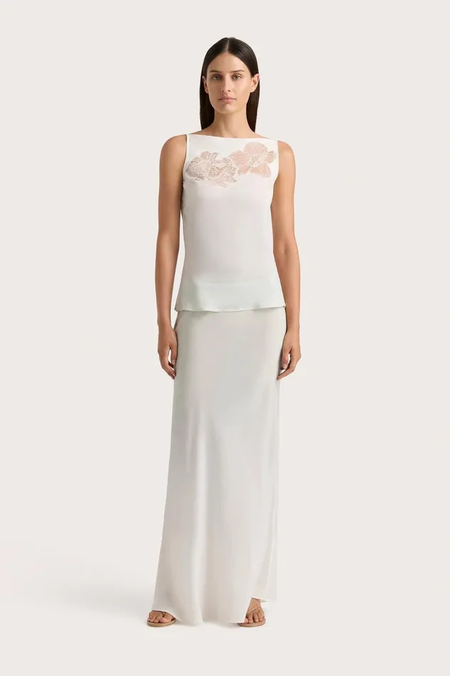 Women Biarritz Maxi Skirt Foam Ombre Faithfull The Brand Skirts and Shorts