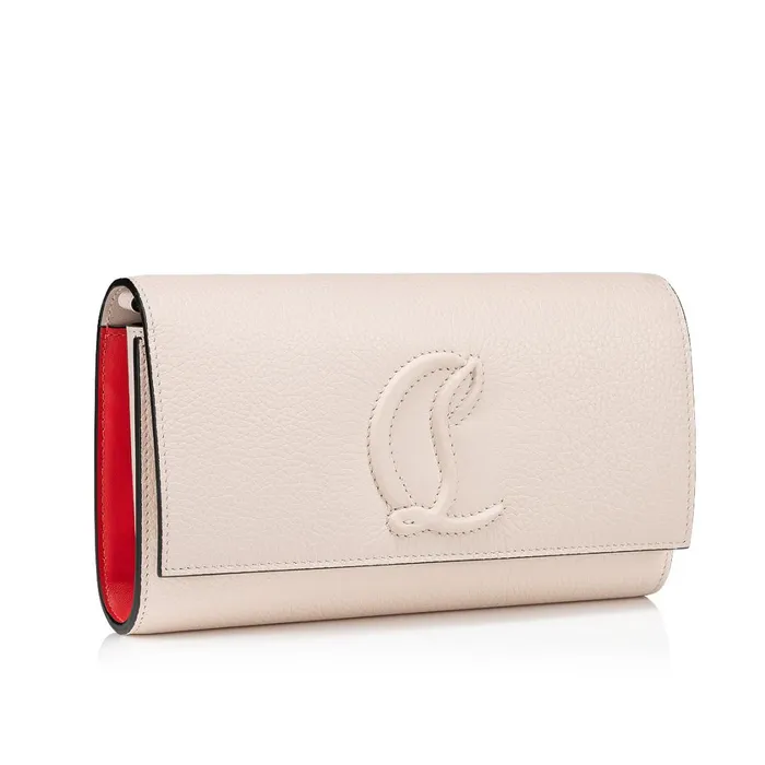 Women By My Side Wallet On Chain 8211 Grained Calf Leather 8211 Leche Beige Christian Louboutin Shoulder Bags
