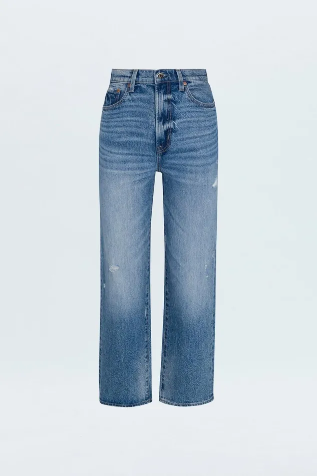 Women Cassie Super High Rise Straight Jean 8211 Central Vintage Pistola Denim Denim