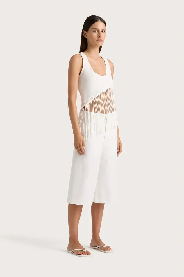 Women Cassis Short White Faithfull The Brand Skirts and Shorts