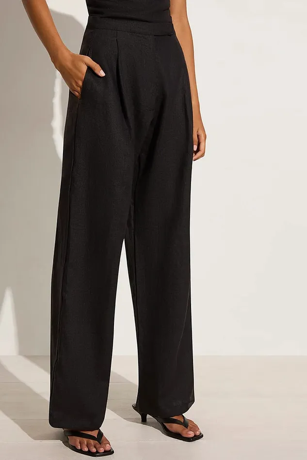 Women Cedros Pant Black Faithfull The Brand Pants Women Cedros Pant Black Faithfull The Brand Pants
