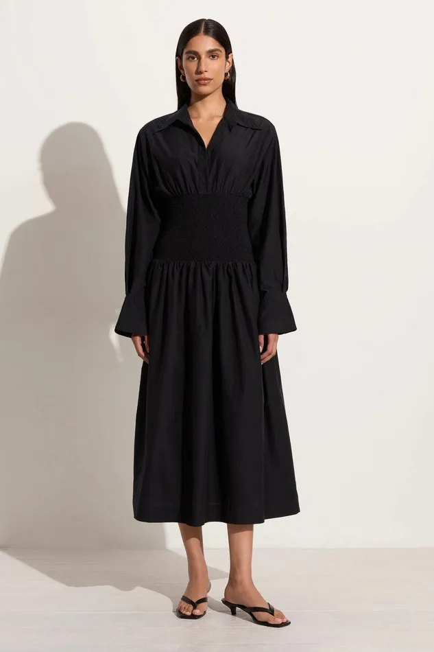 Women Cervo Midi Dress Black 8211 Final Sale Faithfull The Brand Dresses