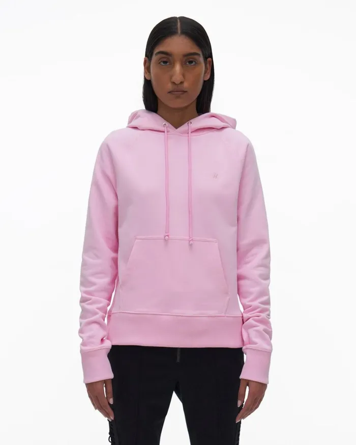 Women Classic Hoodie Light Pink Helmut Lang TShirts and Sweatshirts