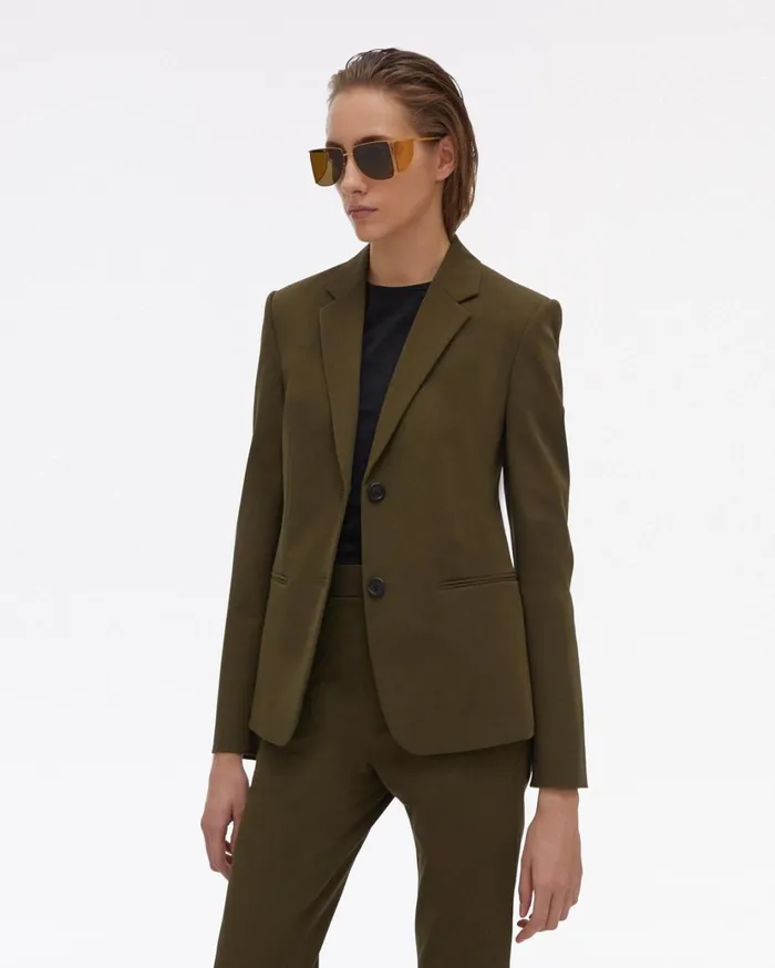 Women Classic Rider Blazer Sage Helmut Lang Jackets