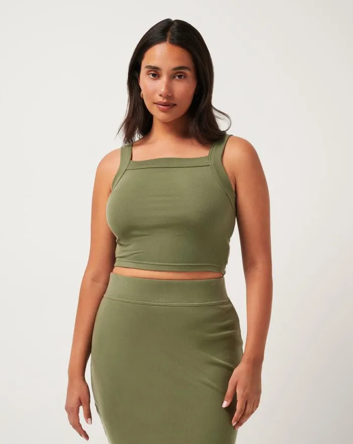 Women CLOUD RIB PINOT TANK Clover TravisMathew Shirts and Tops