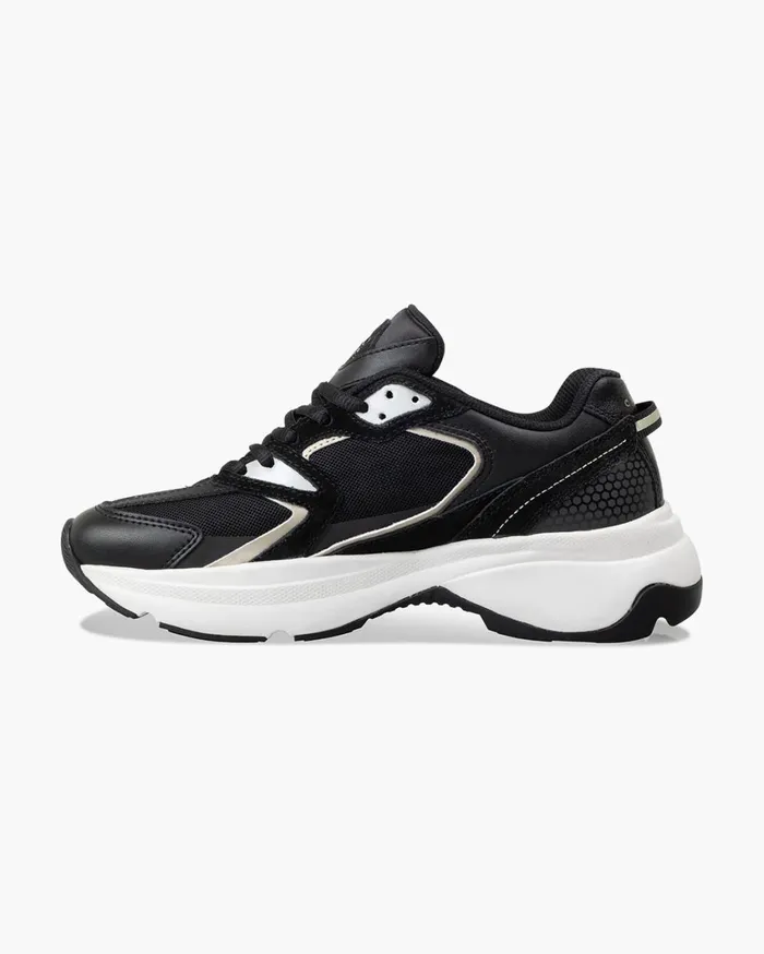 Women Cruyff Sneakers Galaxy Runner Blackgold Women Cruyff Sneakers Galaxy Runner Blackgold