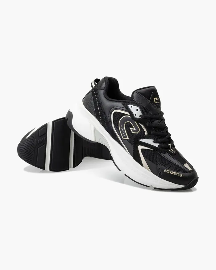 Women Cruyff Sneakers Galaxy Runner Blackgold Women Cruyff Sneakers Galaxy Runner Blackgold