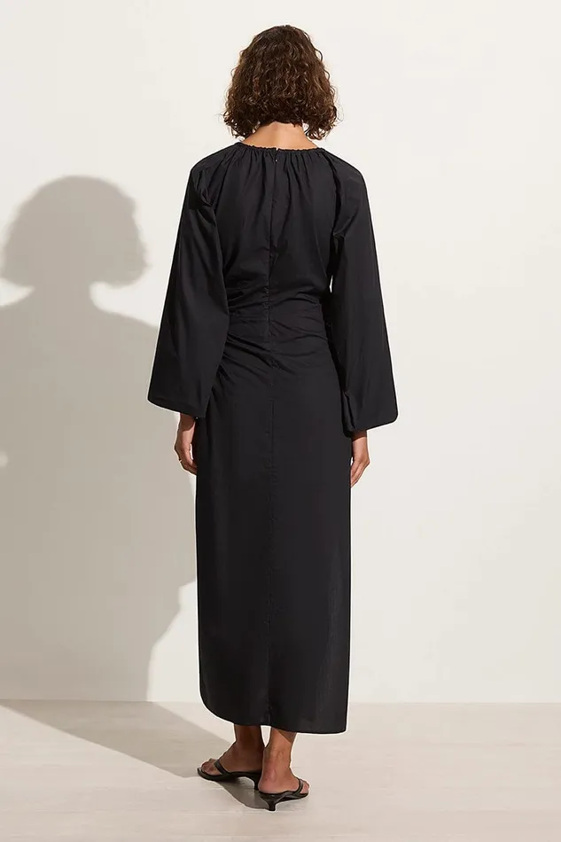 Women De Deus Midi Dress Black 8211 Final Sale Faithfull The Brand Dresses Women De Deus Midi Dress Black 8211 Final Sale Faithfull The Brand Dresses