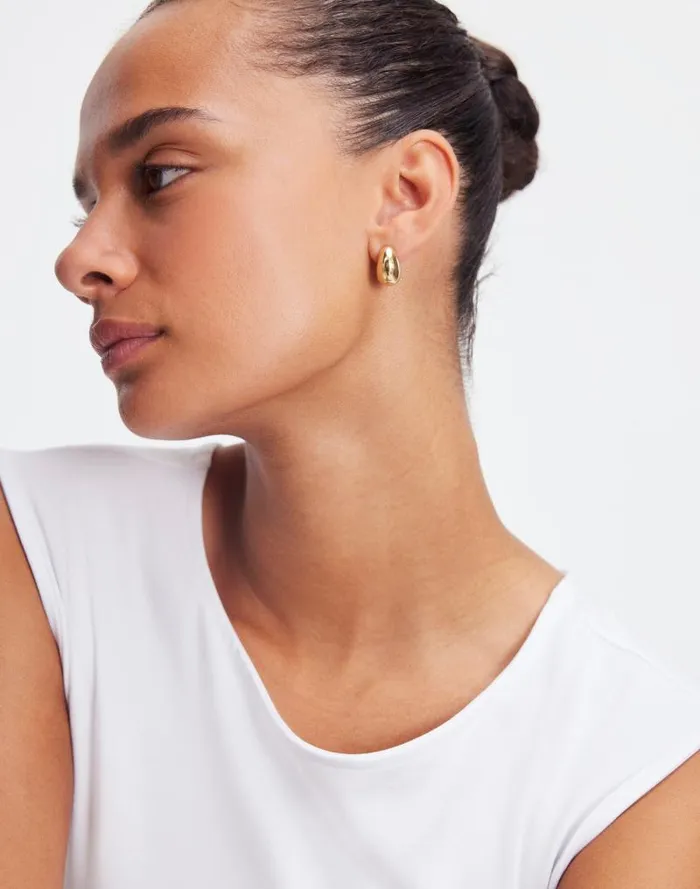 Women DemiFine Droplet Statement Earrings 14k Gold Madewell Jewelry