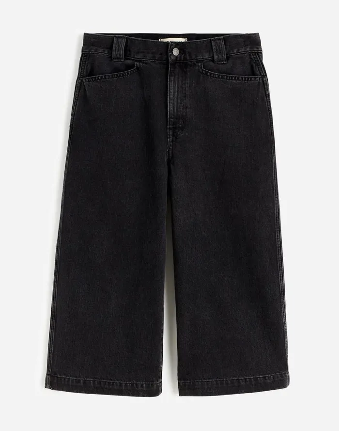 Women Denim Culottes In Jonston Wash Johnston Wash Madewell Shorts