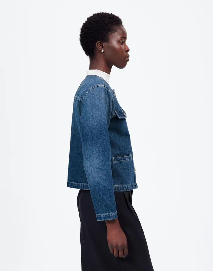 Women Denim Lady Jacket In Plymouth Wash Plymouth Wash Madewell Coats Jackets