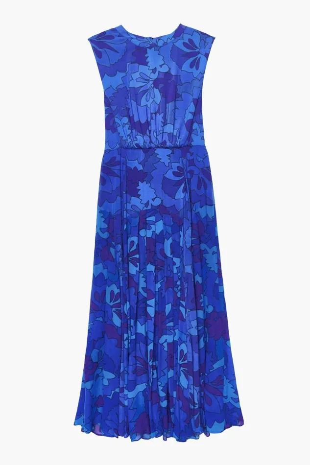 Women Dresses RIXO Coralie Looking Glass Blue Women Dresses RIXO Coralie Looking Glass Blue