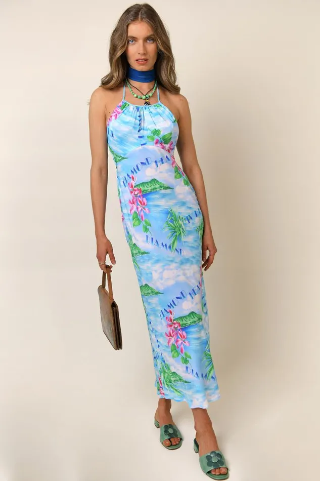 Women Dresses RIXO Marilyn Diamond Postcard Women Dresses RIXO Marilyn Diamond Postcard