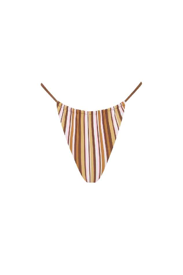 Women Elea Bikini Bottom Terracotta Stripe Faithfull The Brand Swim Women Elea Bikini Bottom Terracotta Stripe Faithfull The Brand Swim